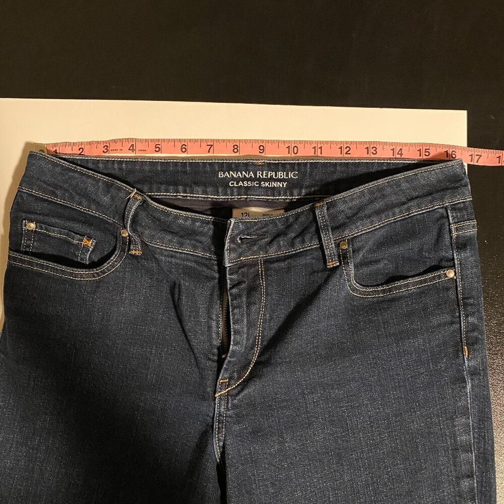 Banana Republic Women's Classic Skinny Jeans Size 12L - Picture 6 of 10